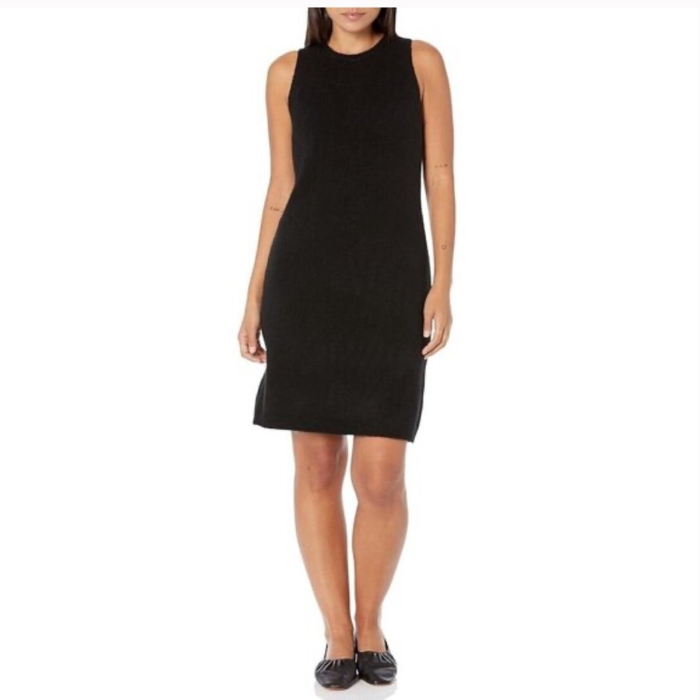 Vince Classic Black Midi Dress